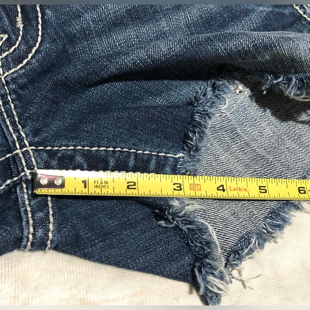 Miss Me Blue Jean Shorts with Embellished Back - Picture 9 of 10